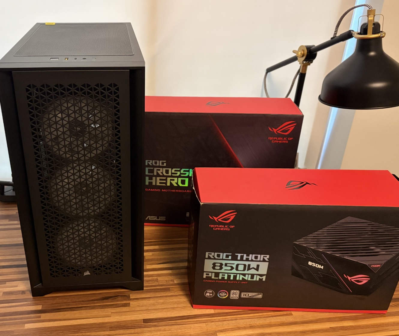Ryzen 9 5900X Gaming PC Core Bundle - Crosshair VIII Hero, 32GB RAM, H100i Liquid Cooler, ROG Thor 850W, Case + RGB Fans