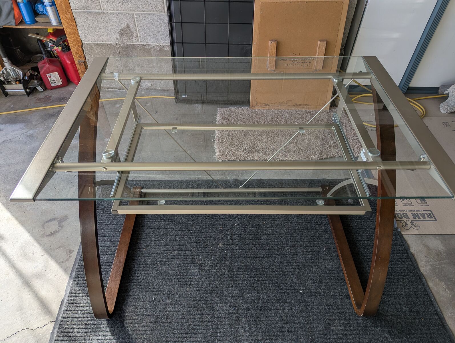 Glass Desk