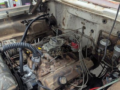 Chrysler 318 w/ NP420 trans.