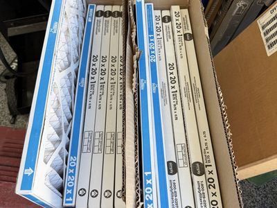 12pcs AC filters 20x20x1