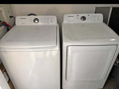Samsung washer and dryer