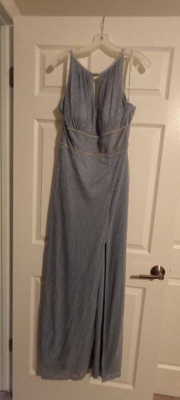 formal dress light blue