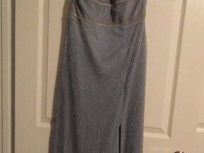 formal dress light blue