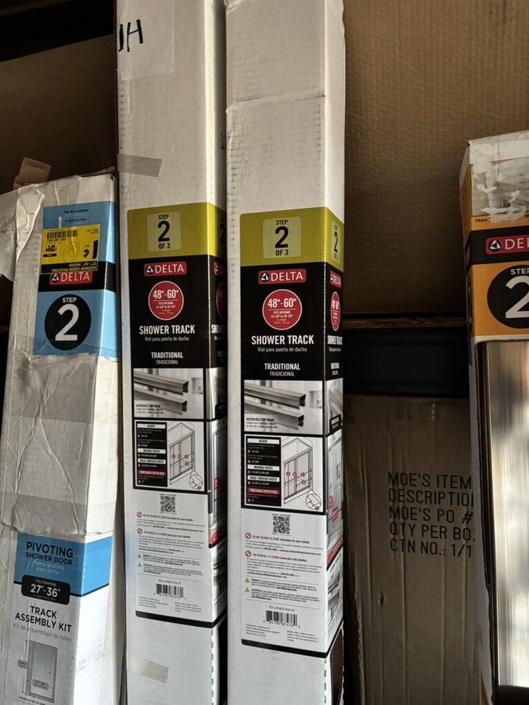 Delta Shower Door Hardware Kit And Sliding Rails