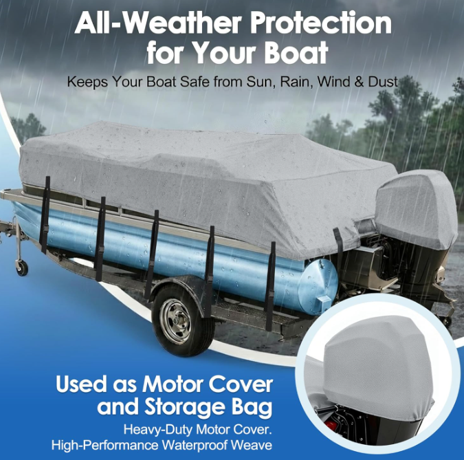 New in box Pontoon Boat Cover