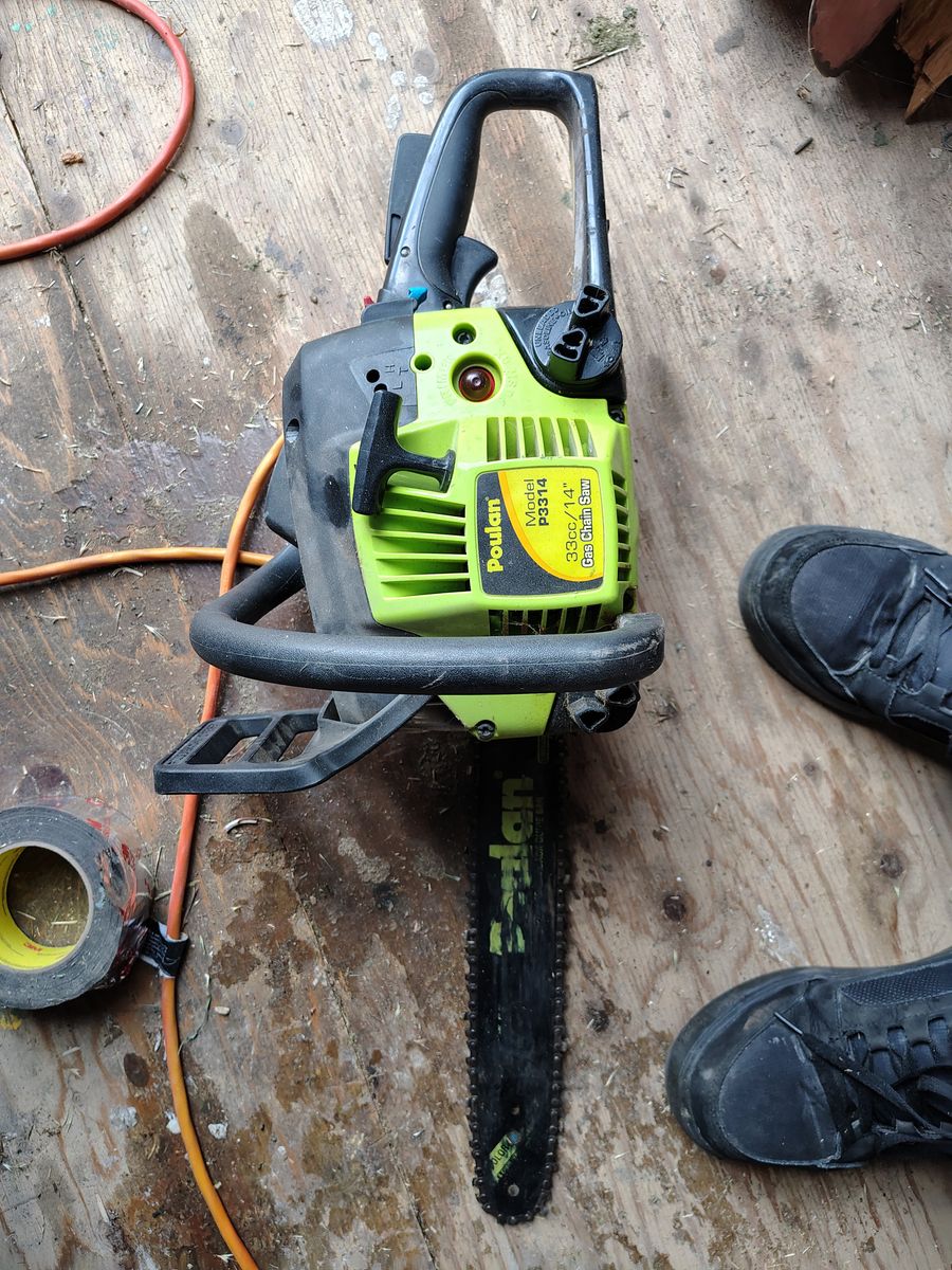 Poulan chainsaw.