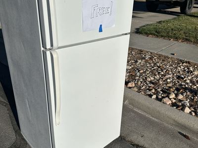 Free refrigerator/freezer.