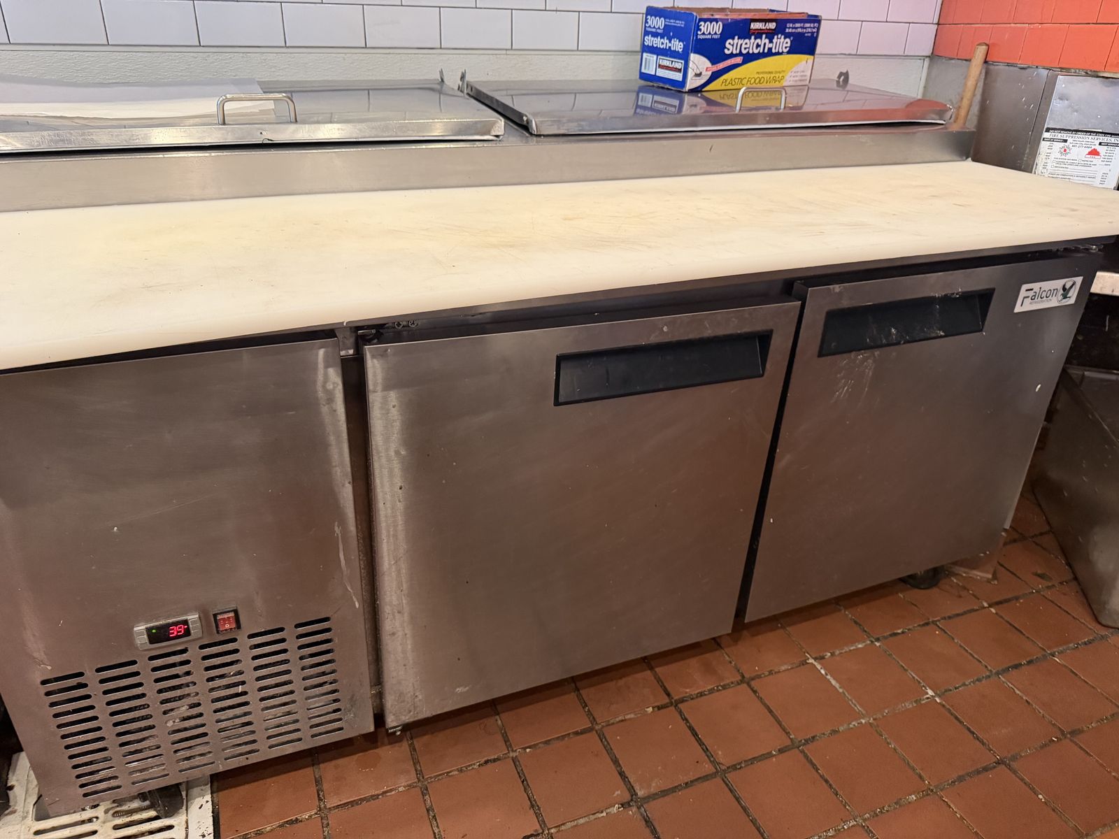 Falcon Pizza Prep Refrigerator