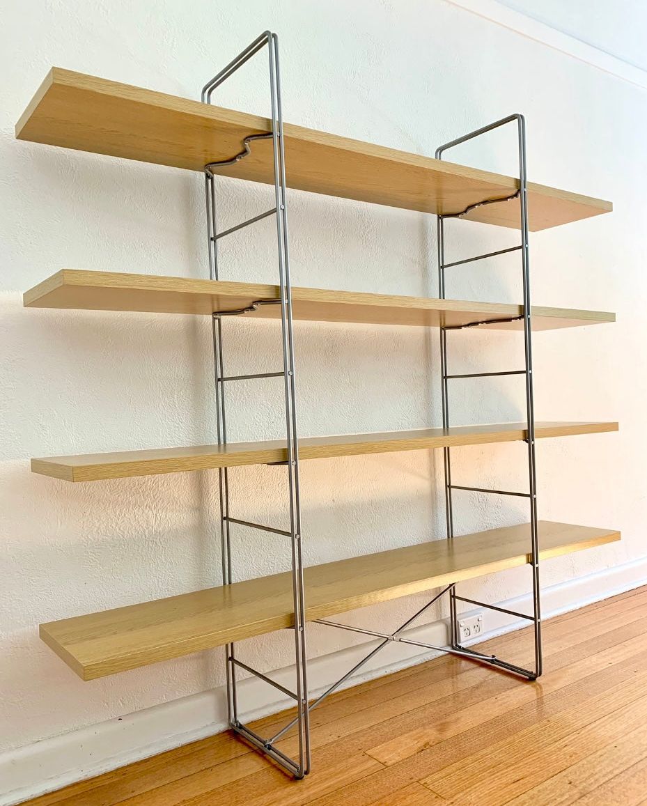 Rare Vintage Enetri Ikea Shelving Wall Unit Mid Century Modern Look