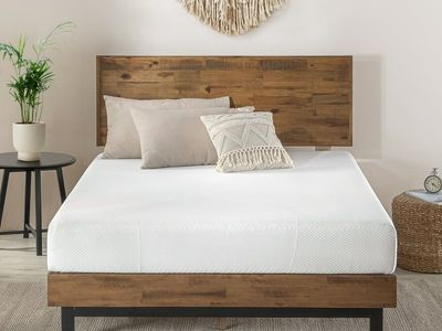 Queen 8in Memory Foam Mattress, Zinus Spa Queen