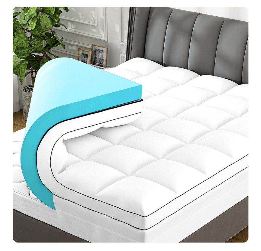 NEW Vomiliku 4 Inch King Mattress Topper Pad