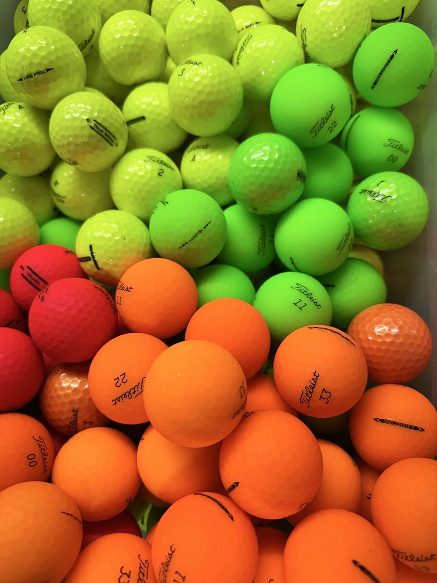 Like New Color Callaway, Srixon, Titleist Golf Balls