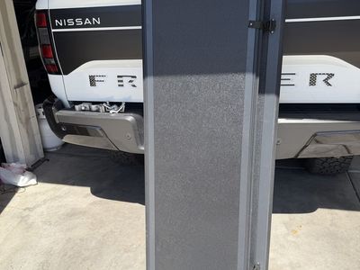 Nissan Frontier Truck Bed Tonneau Cover - Black, Hard Folding, Excellent Condition