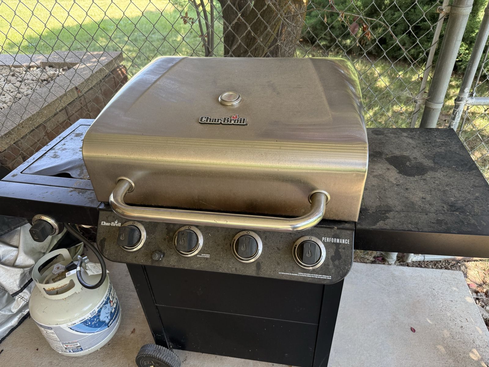 Charbroil Grill with Side Burner