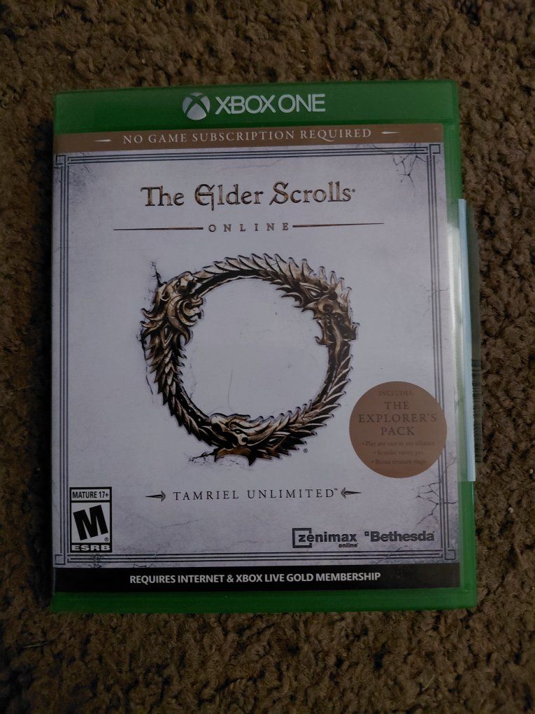The Elder Scrolls Online: Tamriel Unlimited - Xbox One Complete Game with Case