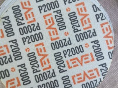 Level 2000 Grit Sandpaper Discs - 2000 Grit Hook & Loop Sanding Discs