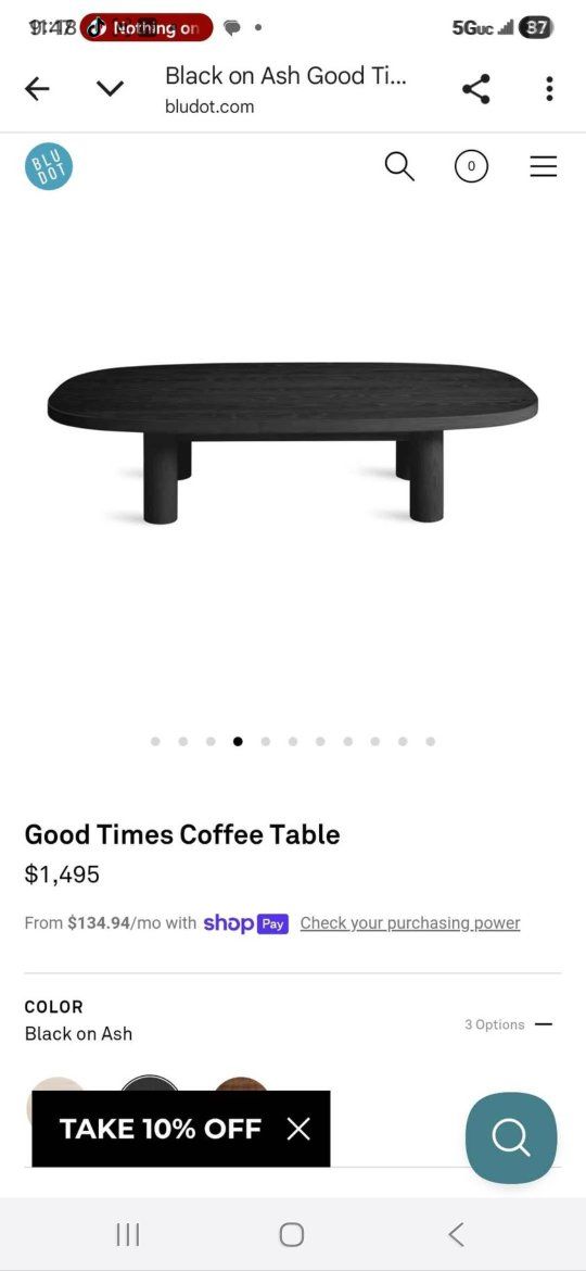 bludot coffee tables