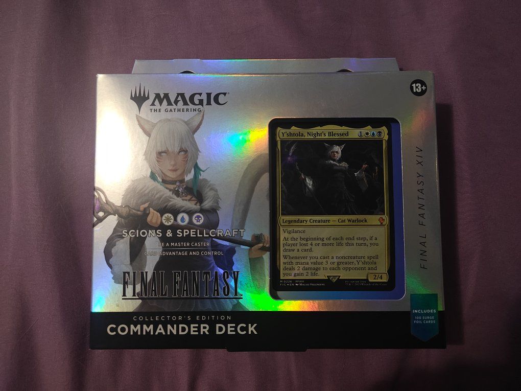 Magic: The Gathering MTG Final Fantasy XIV Commander Deck - Scions & Spellcraft Collector's Edition