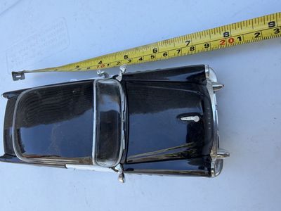 Diecast 1957 Buick Black Police Car Model 1:24 Scale with Sheriff Star Detail