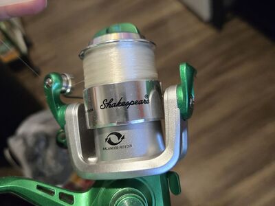 Shakespeare fishing rod and tackle box