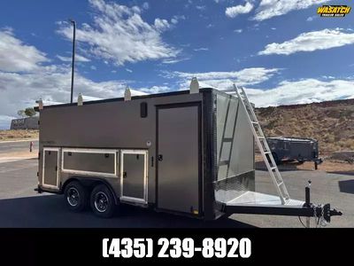 2026 Formula Trailers 8.5X16 10K Contractor Deluxe Flat Top Bull Nose Enclosed Cargo Trailer