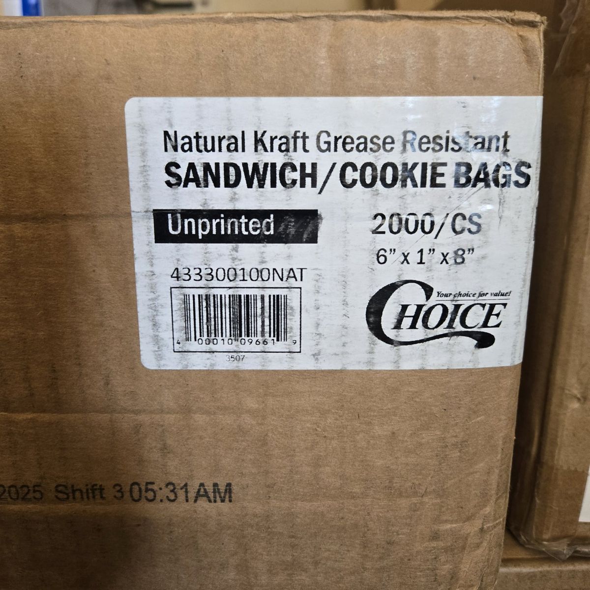 Choice Case of Cookie/ Sandwich Bags