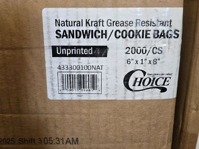 Choice Case of Cookie/ Sandwich Bags
