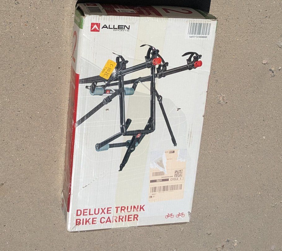 Allen Sports Deluxe 2-Bike Trunk Mounted Bike Rack Model 102DN-R