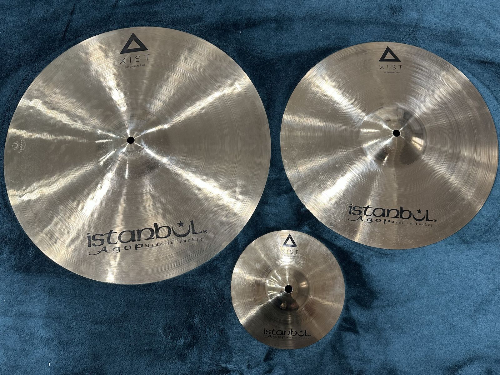 Istanbul cymbals for sale! Ride, crash, splash, Hi-hat