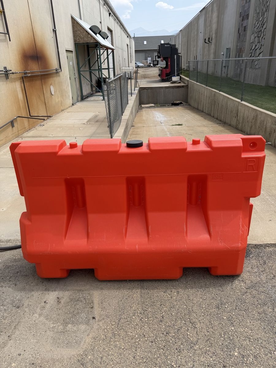Heavy-Duty Plastic Traffic Safety Barrier