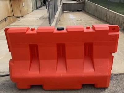 Heavy-Duty Plastic Traffic Safety Barrier
