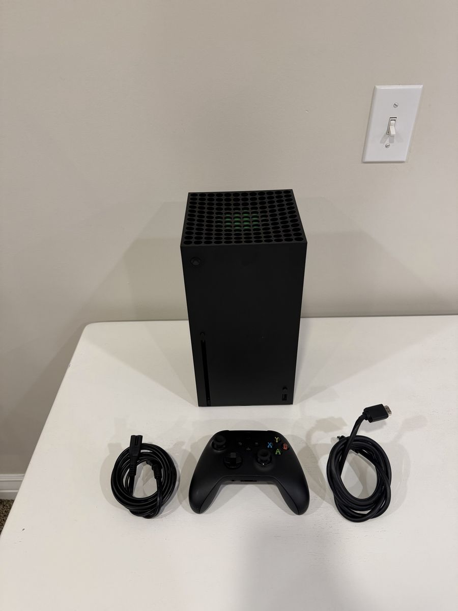 Microsoft Xbox Series X 1TB Console - Black with Controller & Cables