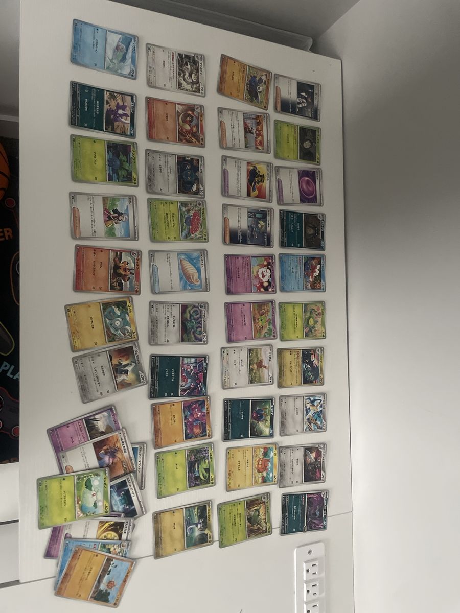 Assorted Japanese Pokémon Trading Cards Lot - Used Condition