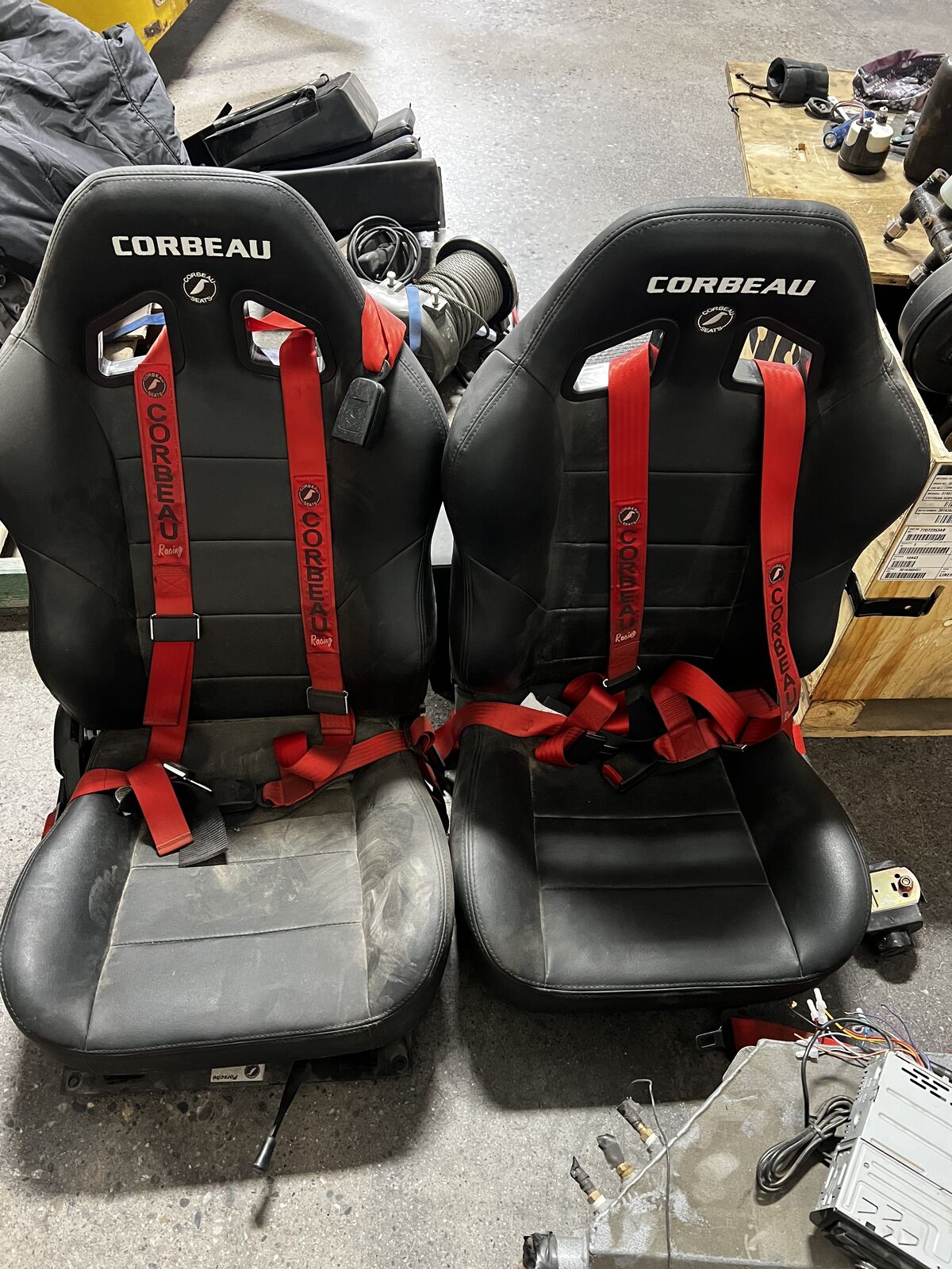 CORBEAU BAJA XRS SUSPENSION RACE SEATS, NEW!!