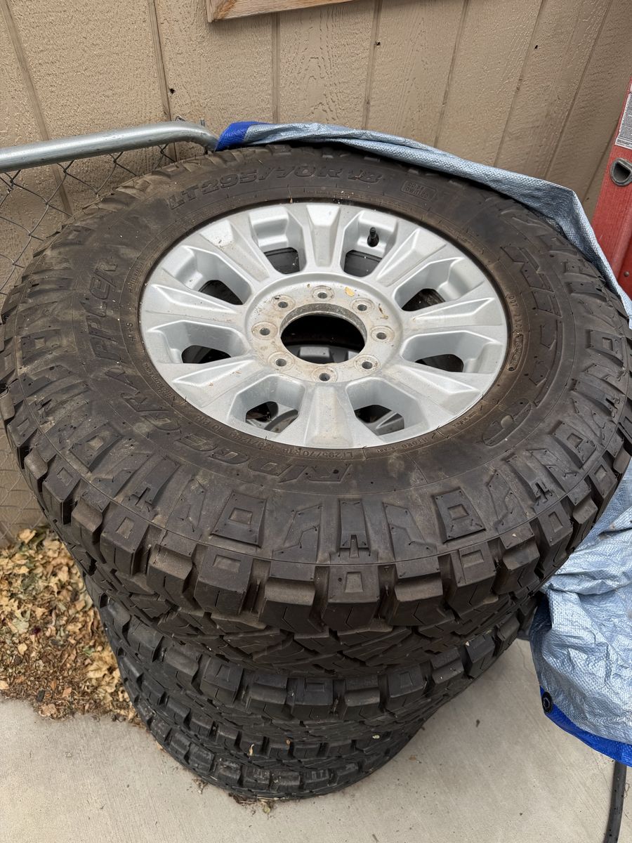 OBO!!! Ford 8X170 on Nitto Ridge Grappler LT295/70R18 Tires - Set of 4