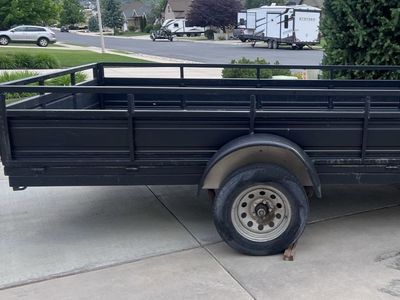 7’ x 12’ Utility Trailer with 3500 pound axle.