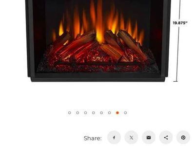 Real Flame Standard VividFlame Electric Firebox