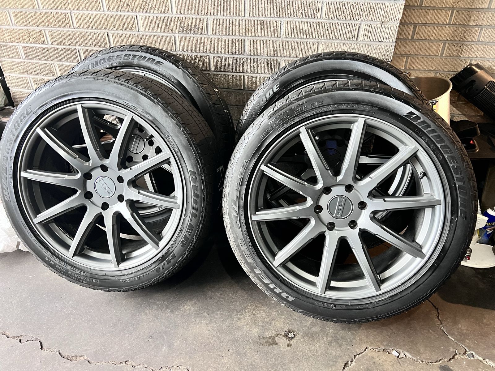 22s Raceline Wheels 6x5.5 Chevy GMC Cadillac 6x5.5