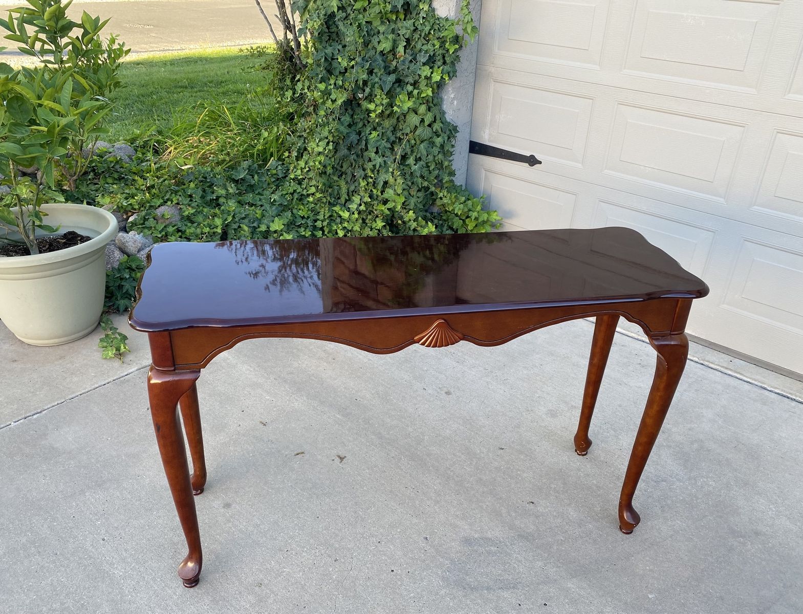 Entryway Table Beautiful Cherry Wood