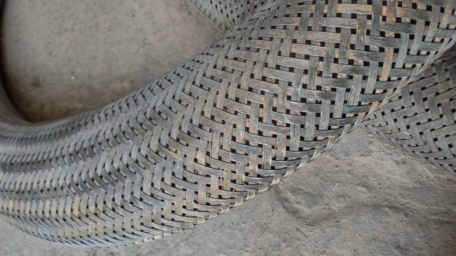 Braided Copper Antique Flex hose (2 available)