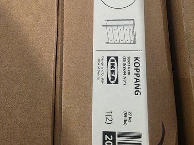 IKEA Koppang 5-Drawer Chest Dresser White 90x114 cm