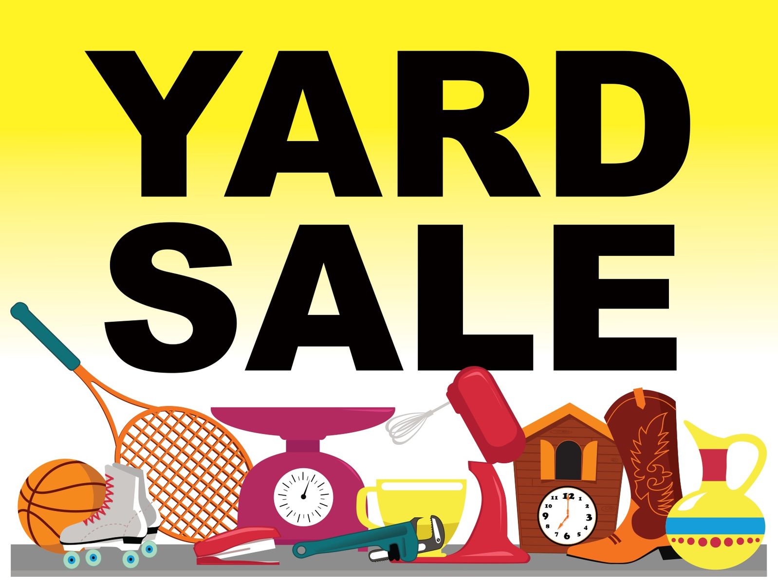 Downsizing Yard Sale