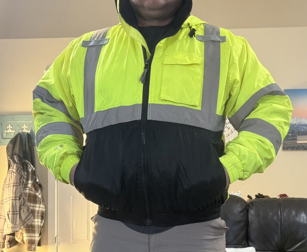 High Visibility Safety Work Coat