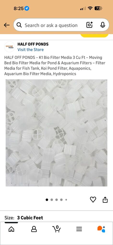 Half Off Ponds - K1 Bio Filter Media