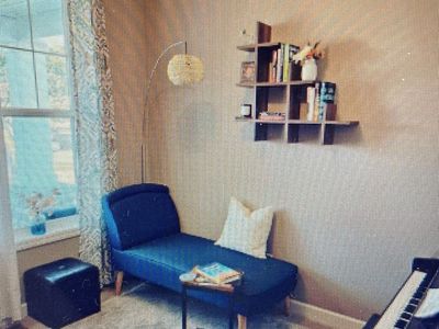 Dark Blue Lounge Chair