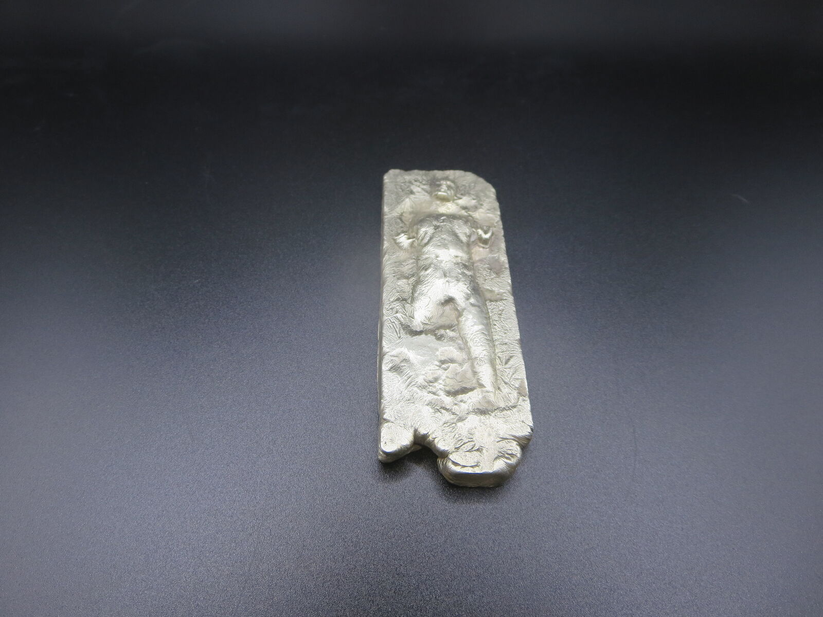 Sterling Silver Star wars Hon Solo frozen in silver .925 3.3 ounces