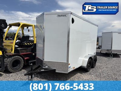 6x12 Haulmark Passport DELUXE Enclosed Cargo Trailer - 7'0" Interior - 7K GVWR - .080 PolyCor, Screwless Exterior