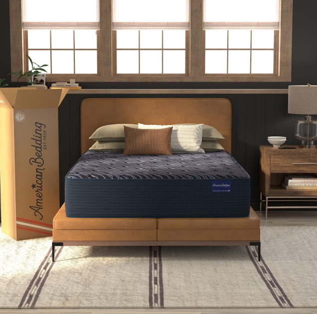 New! King Sized American Bedding Elite Collection 13” Hybrid Mattress (In original rolled packaging)