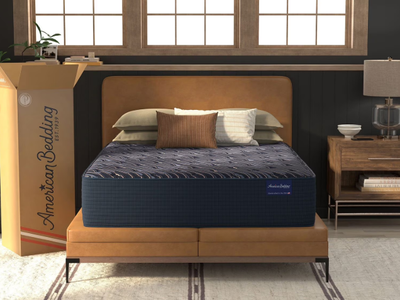 New! King Sized American Bedding Elite Collection 13” Hybrid Mattress (In original rolled packaging)