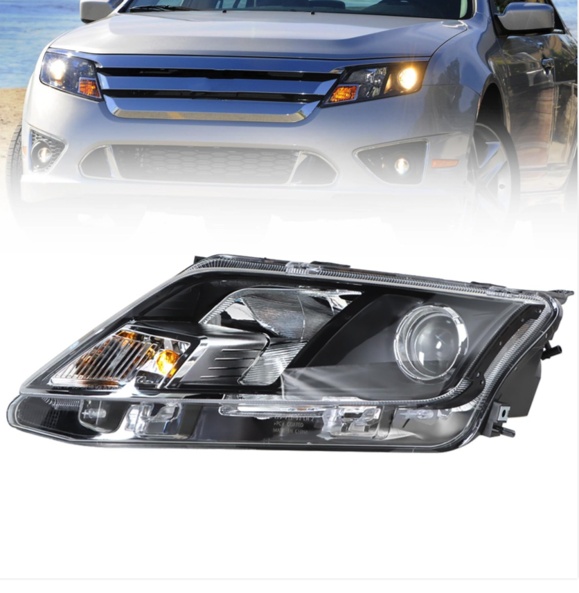 2010-2012 Ford Fusion Left Driver Headlight Assembly Halogen Replacement 9E5Z130